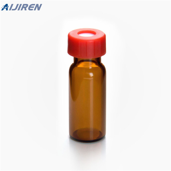 Iso9001 amber 1.5mL 9-425 screw neck vial with patch for sale